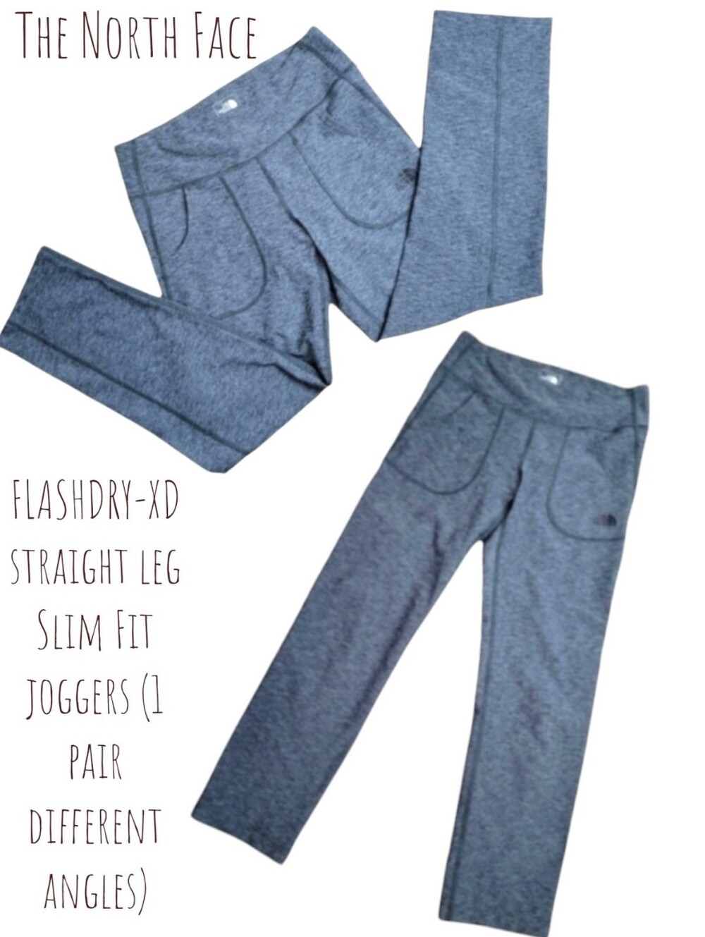 The North Face Women's FLASHDRY-XD straight leg Slim Fit joggers grey leggings S